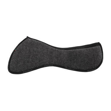 Amortisseur Acavallo CSO feutre Close Contact avec gouttière et mémoire de forme Charbon gris