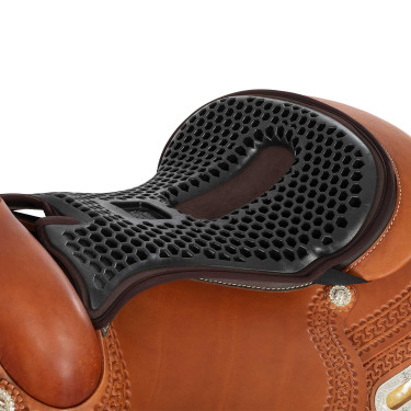 Couvre siège Acavallo Ortho-Coccyx Western Gel Hexagonal Dri-Lex 20mm Couvre siège Acavallo Ortho-Coccyx Western Gel Hexagonal Dri-Lex 20mm
