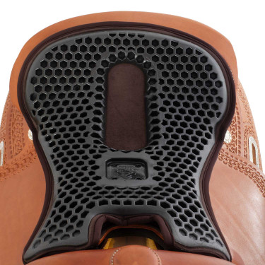 Couvre siège Acavallo Ortho-Coccyx Western Gel Hexagonal Dri-Lex 20mm Couvre siège Acavallo Ortho-Coccyx Western Gel Hexagonal Dri-Lex 20mm