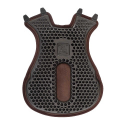 Couvre siège Acavallo Ortho-Coccyx Western Gel Hexagonal Dri-Lex 20mm Marron Couvre siège Acavallo Ortho-Coccyx Western Gel Hexagonal Dri-Lex 20mm Marron