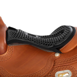 Couvre siège Acavallo Ortho-Coccyx Western Gel Hexagonal Dri-Lex 20mm Noir