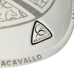 Amortisseur Acavallo grip et mousse à mémoire de forme Close Contact Blanc / argent