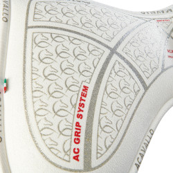 Amortisseur Acavallo grip et mousse à mémoire de forme Close Contact Blanc / argent