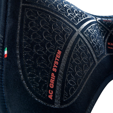 Amortisseur Acavallo grip et mousse à mémoire de forme Close Contact Bleu / argent Amortisseur Acavallo grip et mousse à mémoire de forme Close Contact Bleu / argent