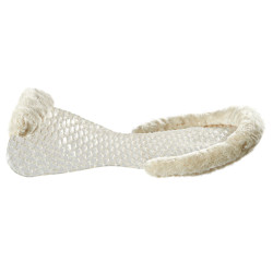 Amortisseur Acavallo respirant Gel et contour mouton Transparent / naturel