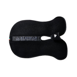 Amortisseur avec poche Acavallo double feutre Noir Amortisseur avec poche Acavallo double feutre Noir