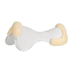 Amortisseur mousse à mémoire de forme Acavallo Close Contact mouton Blanc / naturel