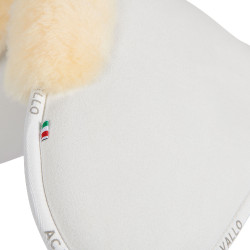 Amortisseur mousse à mémoire de forme Acavallo Close Contact mouton Blanc / naturel