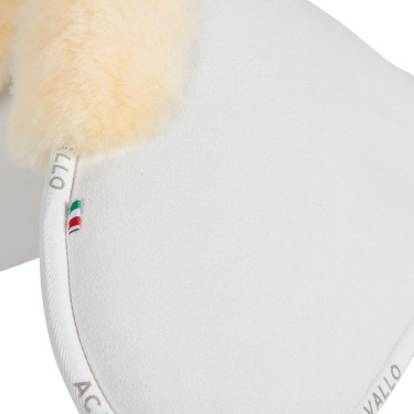 Amortisseur mousse à mémoire de forme Acavallo Close Contact mouton Blanc / naturel