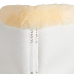 Amortisseur mousse à mémoire de forme Acavallo Close Contact mouton Blanc / naturel