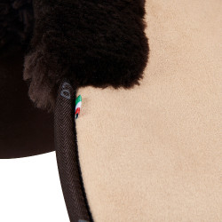 Amortisseur mousse à mémoire de forme Acavallo Close Contact mouton Sable / marron Beige