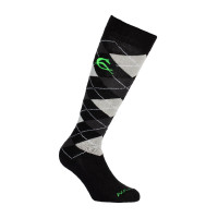 Chaussettes Acavallo en Coton avec Strass Noir / anthracite / strass gris Chaussettes Acavallo en Coton avec Strass Noir / anthracite / strass gris