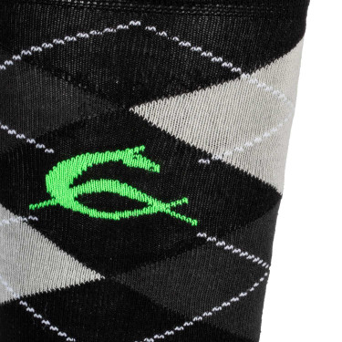 Chaussettes Acavallo en Coton avec Strass Noir / anthracite / strass gris Chaussettes Acavallo en Coton avec Strass Noir / anthracite / strass gris
