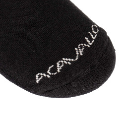 Chaussettes mi-mollet en coton Acavallo Noir