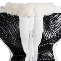 Amortisseur Acavallo Close Contact Classic Gel mémoire de forme mouton Blanc / blanc Amortisseur Acavallo Close Contact Classic Gel mémoire de forme mouton Blanc / blanc