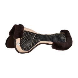 Amortisseur Acavallo Close Contact Classic Gel mémoire de forme mouton Sable / marron Beige Amortisseur Acavallo Close Contact Classic Gel mémoire de forme mouton Sable / marron Beige
