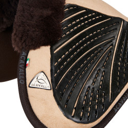 Amortisseur Acavallo Close Contact Classic Gel mémoire de forme mouton Sable / marron Beige Amortisseur Acavallo Close Contact Classic Gel mémoire de forme mouton Sable / marron Beige