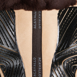 Amortisseur Acavallo Close Contact Classic Gel mémoire de forme mouton Sable / marron Beige Amortisseur Acavallo Close Contact Classic Gel mémoire de forme mouton Sable / marron Beige