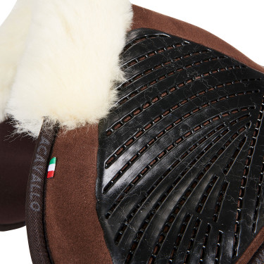 Amortisseur Acavallo Close Contact Classic Gel mémoire de forme mouton Marron / naturel Amortisseur Acavallo Close Contact Classic Gel mémoire de forme mouton Marron / naturel