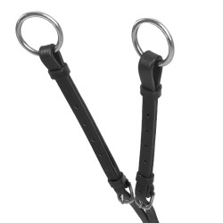 Collier de chasse martingale Acavallo en cuir 5 points Noir Collier de chasse martingale Acavallo en cuir 5 points Noir
