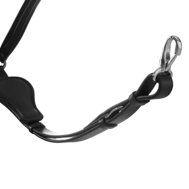 Collier de chasse martingale Acavallo en cuir 5 points Collier de chasse martingale Acavallo en cuir 5 points