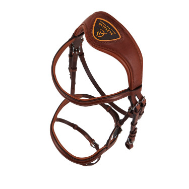 Bridon en cuir Acavallo Allegoria Cognac Marron