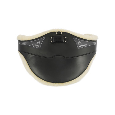 Sangle bavette Acavallo Gel & Pvc Doublure amovible en laine Sangle bavette Acavallo Gel & Pvc Doublure amovible en laine
