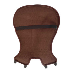 Couvre siège Acavallo Ortho-Pubis Western Gel hexagonal 20 mm Drylex Marron