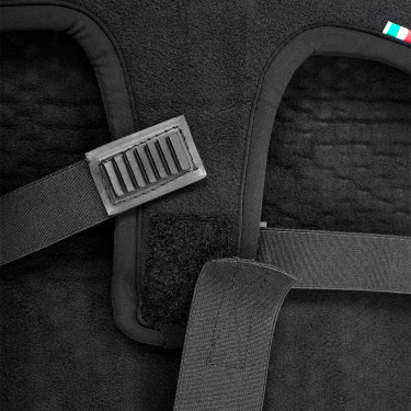 Couvre-siège Acavallo Gel Out Cushion Ride 20 mm - Dressage Noir