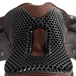 Couvre-siège amortisseur gel out Acavallo Ortho Pubis - Dressage Marron