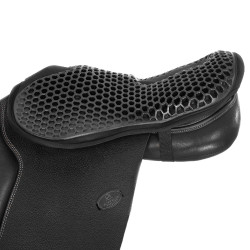 Couvre-siège amortisseur Acavallo Jump Gel Out Ortho-Coccyx 20 mm Noir