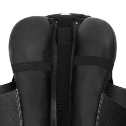 Couvre-siège amortisseur Acavallo Jump Gel Out Ortho-Coccyx 20 mm Noir