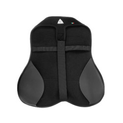 Couvre-siège amortisseur Acavallo Jump Gel Out Ortho-Coccyx 20 mm Noir