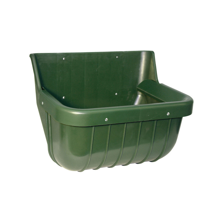 Mangeoire plast. rectangulaire 15l verte Mangeoire plast. rectangulaire 15l verte