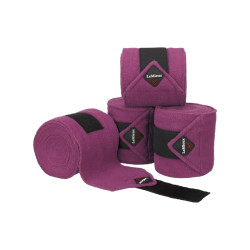 Bandes de polo LeMieux Luxury Prune Violet Bandes de polo LeMieux Luxury Prune Violet