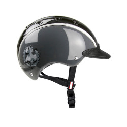Casque Casco Nori Noir / gris / fer à cheval Casque Casco Nori Noir / gris / fer à cheval