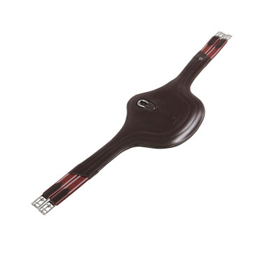 Sangle bavette obstacle en cuir Desiree Equestro Noir