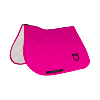 Tapis de selle CSO Equestro Fuchsia / noir