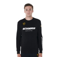 Sweat ras du cou homme collection Scuderia Equestro Noir