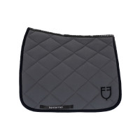 Tapis de dressage en tissu technique édition Black Line Equestro Asphalte Gris