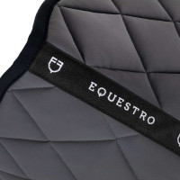 Tapis de dressage en tissu technique édition Black Line Equestro Asphalte Gris