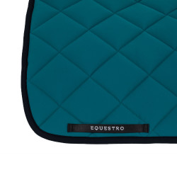 Tapis de dressage en tissu technique édition Black Line Equestro Pétrol Bleu
