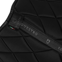 Tapis de dressage en tissu technique avec logo GP Equestro Noir / noir