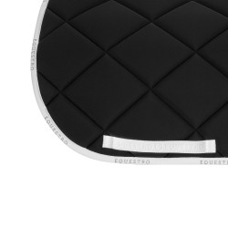 Tapis de dressage en tissu technique avec logo GP Equestro Noir / blanc Tapis de dressage en tissu technique avec logo GP Equestro Noir / blanc