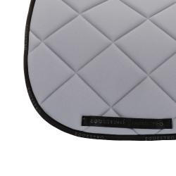 Tapis de dressage en tissu technique avec logo GP Equestro Gris / noir