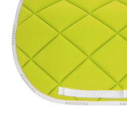 Tapis de dressage en tissu technique avec logo GP Equestro Citron / blanc Jaune
