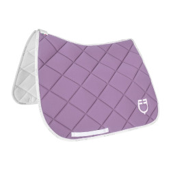 Tapis de dressage en tissu technique avec logo GP Equestro Lilas / blanc Violet