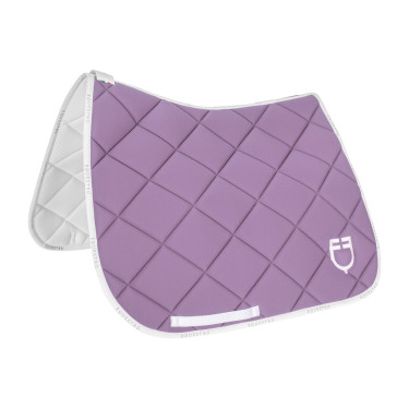 Tapis de dressage en tissu technique avec logo GP Equestro Lilas / blanc Violet
