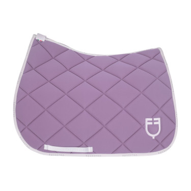 Tapis de dressage en tissu technique avec logo GP Equestro Lilas / blanc Violet
