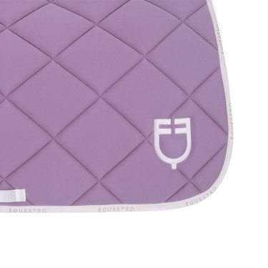 Tapis de dressage en tissu technique avec logo GP Equestro Lilas / blanc Violet